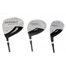 GIRLS LEFT HAND MAGNUM XLT 3 PIECE WOODS SET: DRIVER, 3 WOOD & 3 HYBRID IRON.  AVAILABLE IN ALL TEEN, TWEEN & TALL LENGTHS. 